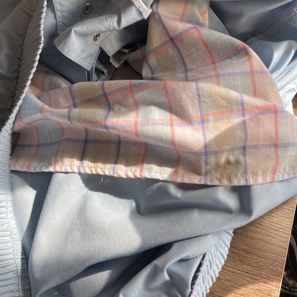 Vintage 80’s Koret Francisca Large Powder Blue Light Jacket - Picture 11 of 12